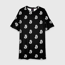 Платье клеш для девочки BITCOIN CRYPTOCURRENCE Z, цвет: 3D-принт