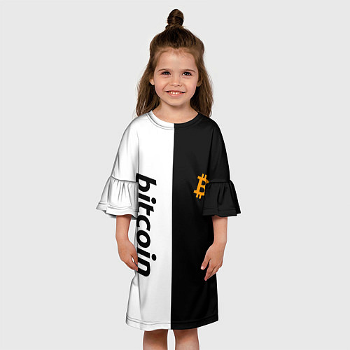 Детское платье БИТКОИН BITCOIN Z / 3D-принт – фото 3