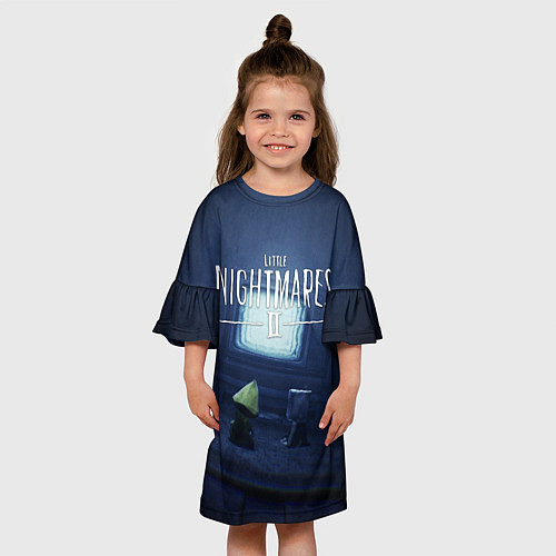 Детское платье LITTLE NIGHTMARES ЛИТЛ НАЙТМ / 3D-принт – фото 3