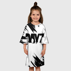Платье клеш для девочки Dayz, цвет: 3D-принт — фото 2