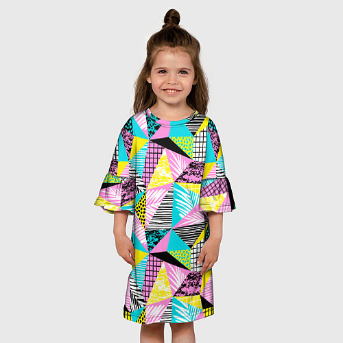 Детское платье Ретро арт / 3D-принт – фото 3