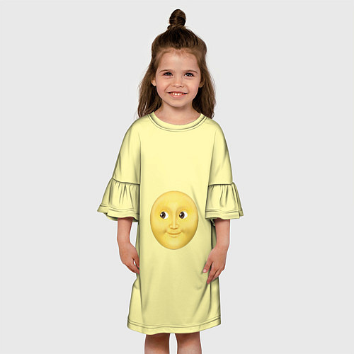 Детское платье Светлая луна / 3D-принт – фото 3