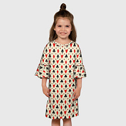 Платье клеш для девочки Масти, цвет: 3D-принт — фото 2