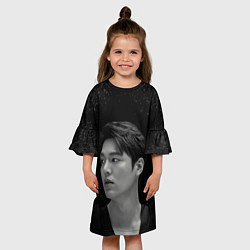 Платье клеш для девочки Ли Мин Хо Lee Min Ho, цвет: 3D-принт — фото 2