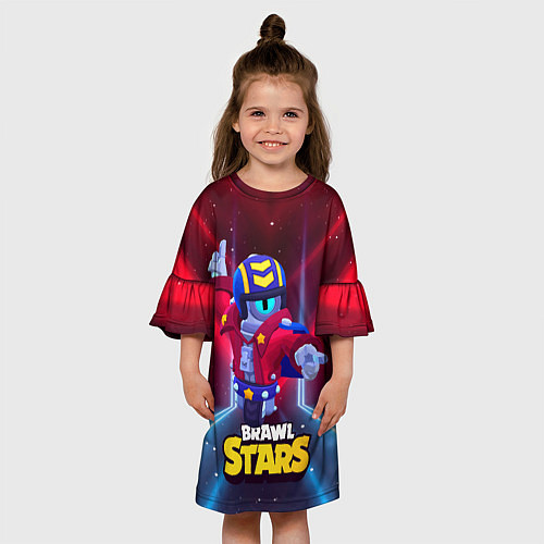 Детское платье STU СТУ Brawl Stars / 3D-принт – фото 3