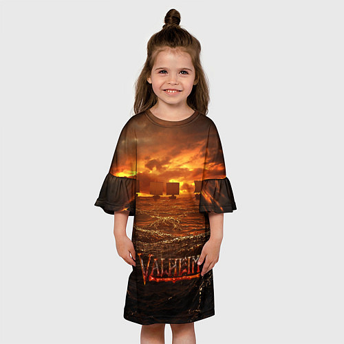 Детское платье Valheim Корабли / 3D-принт – фото 3