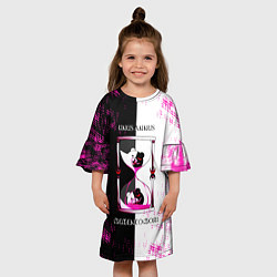 Платье клеш для девочки MONOKUMA МОНОКУМА HOURGLASS, цвет: 3D-принт — фото 2