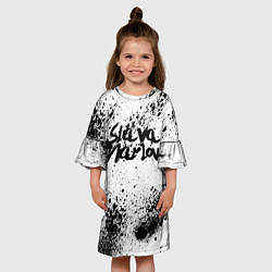 Платье клеш для девочки SLAVA MARLOW 9, цвет: 3D-принт — фото 2