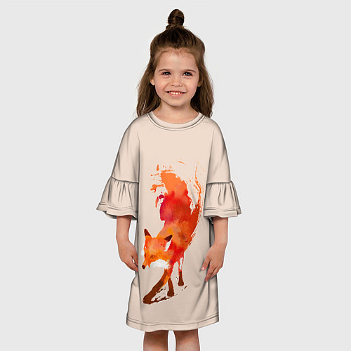 Детское платье Лиса / 3D-принт – фото 3
