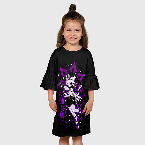 Детское платье GENSHIN IMPACT, ДИОНА / 3D-принт – фото 3