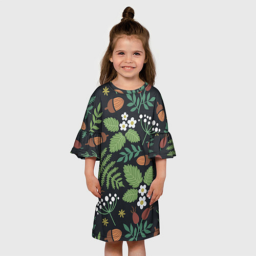 Детское платье Природа / 3D-принт – фото 3