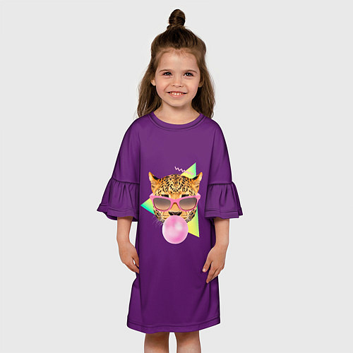 Детское платье Тигр БАБЛ ГАМ / 3D-принт – фото 3
