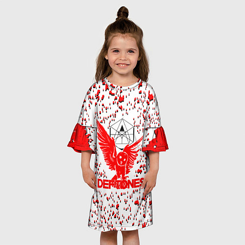 Детское платье Deftones / 3D-принт – фото 3