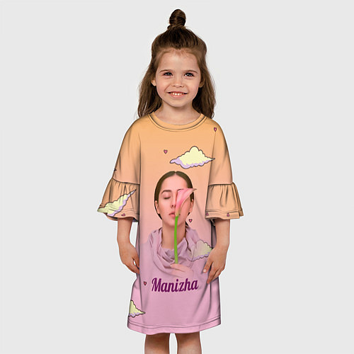 Детское платье Манижа Manizha / 3D-принт – фото 3