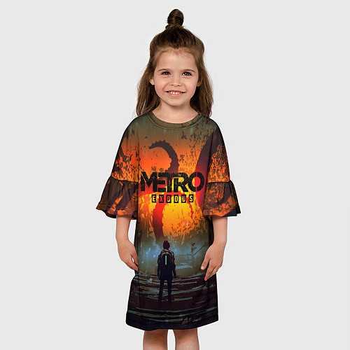 Детское платье Metro Exodus / 3D-принт – фото 3