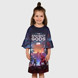 Платье клеш для девочки DOOM Eternal: The Ancient Gods, цвет: 3D-принт — фото 2