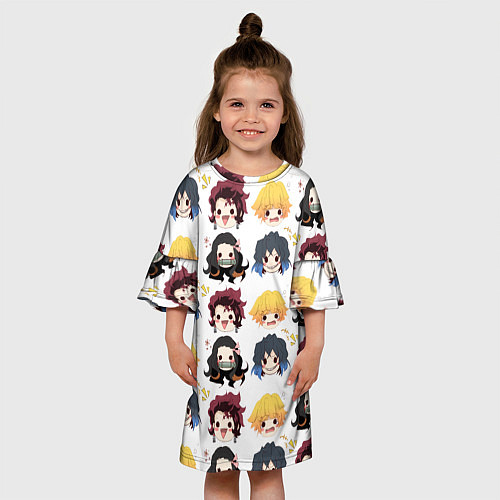Детское платье Клинок, рассекающий демонов / 3D-принт – фото 3