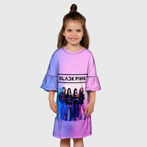 Детское платье BLACKPINK / 3D-принт – фото 3
