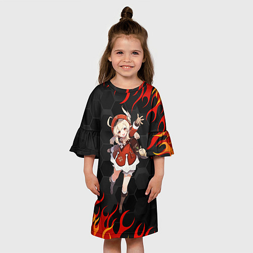 Детское платье Genshin Impact - Klee / 3D-принт – фото 3