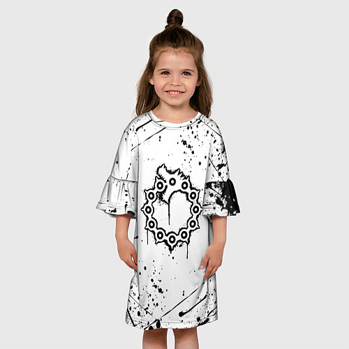 Детское платье МЕЛИОДАС 7 СМЕРТНЫХ ГРЕХОВ / 3D-принт – фото 3