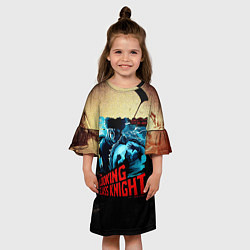 Платье клеш для девочки Darksouls : glass knight, цвет: 3D-принт — фото 2