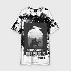 Платье клеш для девочки The Last of US SURVIVE, цвет: 3D-принт