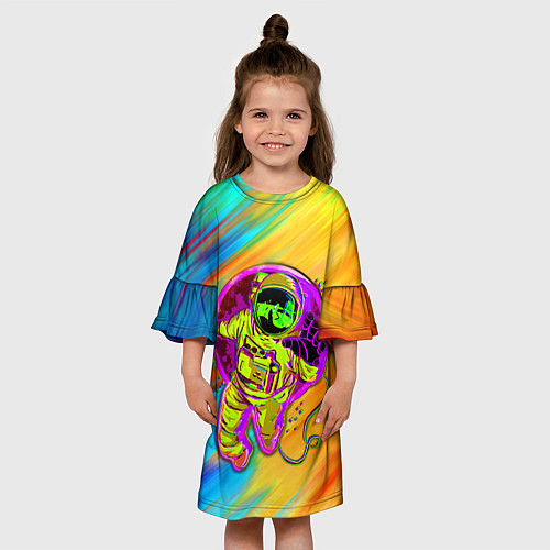 Детское платье Alone Astranaut / 3D-принт – фото 3