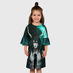 Платье клеш для девочки Ulquiorra Schiffer Bleach, цвет: 3D-принт — фото 2