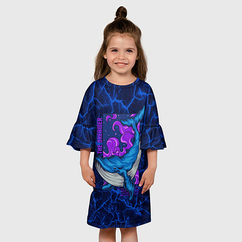 Детское платье Кит мечтатель The dreamer / 3D-принт – фото 3
