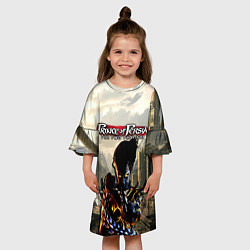 Платье клеш для девочки Prince of Persia демон, цвет: 3D-принт — фото 2