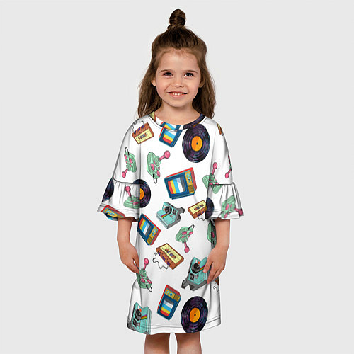 Детское платье Стиль 80х / 3D-принт – фото 3