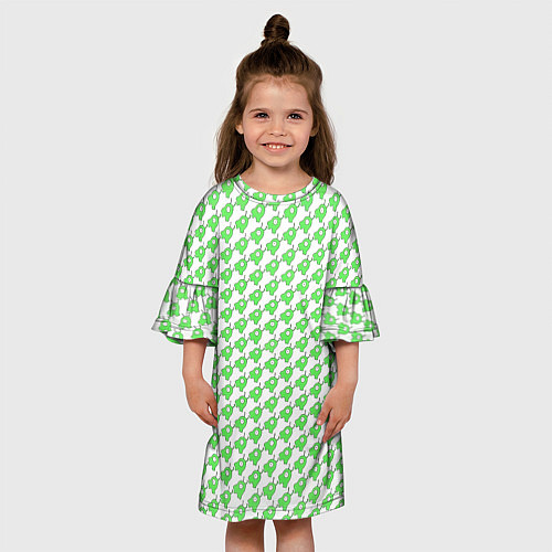 Детское платье Мозговые слизни / 3D-принт – фото 3