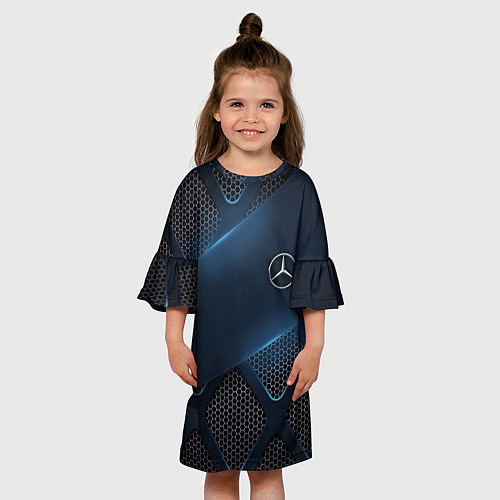 Детское платье MERCEDES BENZ 3D Geometry 3Д / 3D-принт – фото 3