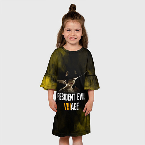 Детское платье RESIDENT EVIL VILLAGE LADY DIMITRESCU Z / 3D-принт – фото 3