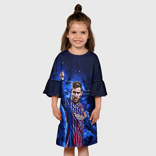 Детское платье Lionel Messi Barcelona 10 / 3D-принт – фото 3