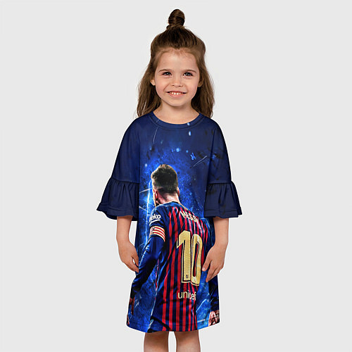 Детское платье Leo Messi Лео Месси 10 / 3D-принт – фото 3