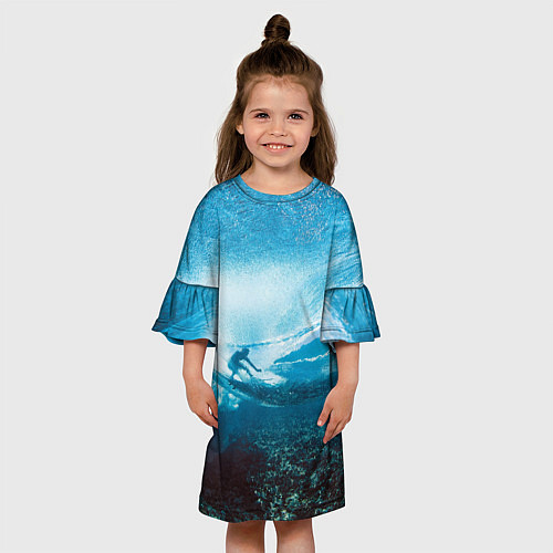 Детское платье Под водой / 3D-принт – фото 3