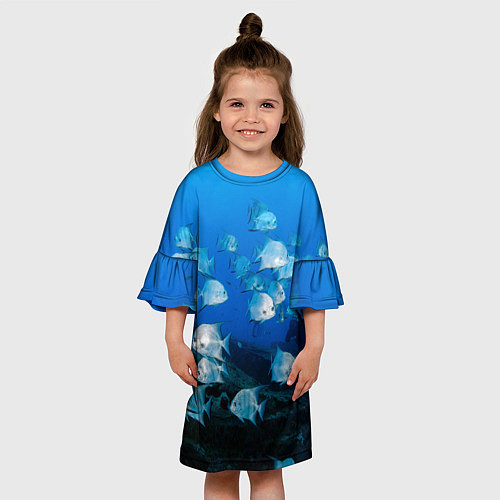 Детское платье Рыбы / 3D-принт – фото 3
