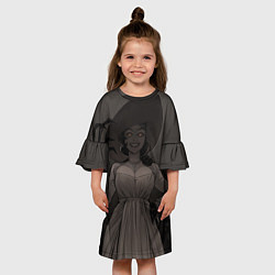 Платье клеш для девочки ДИМИТРЕСКУ RESIDENT EVIL, цвет: 3D-принт — фото 2