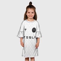 Платье клеш для девочки INTER MIAMI FC TESLA KIT, цвет: 3D-принт — фото 2
