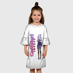Платье клеш для девочки GENSHIN IMPACT, цвет: 3D-принт — фото 2
