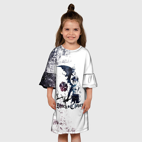 Детское платье Чёрный демонический Аста Либе / 3D-принт – фото 3