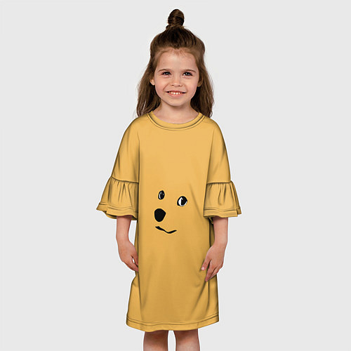 Детское платье Smile dog / 3D-принт – фото 3
