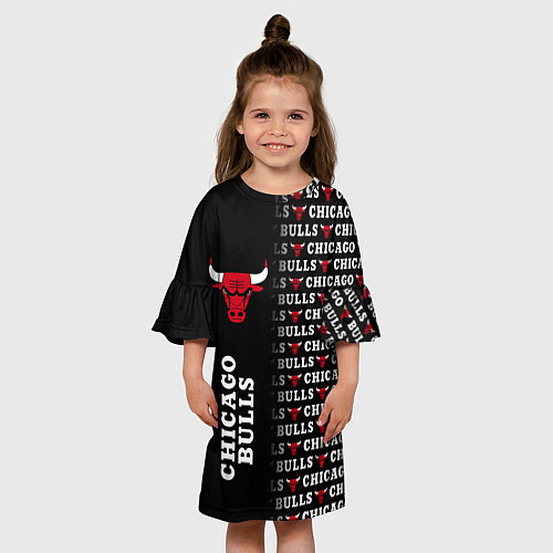 Детское платье CHICAGO BULLS 7 / 3D-принт – фото 3