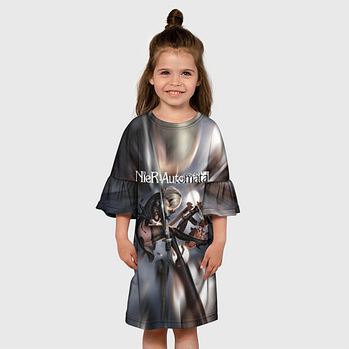Детское платье YoRHa Nier Automata Z / 3D-принт – фото 3