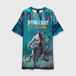 Платье клеш для девочки Dying light Мутант, цвет: 3D-принт