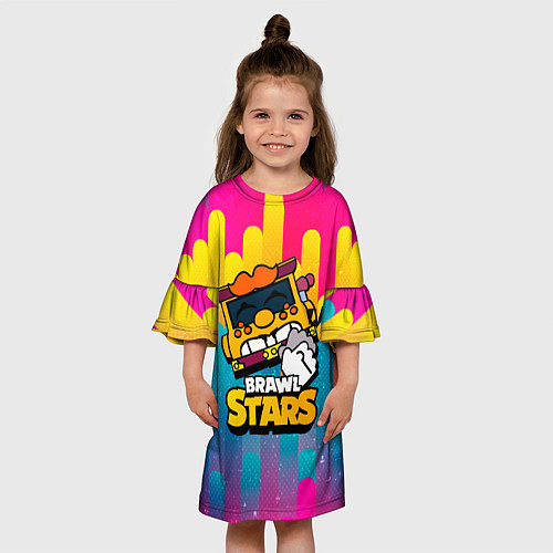Детское платье Грифф Griff Brawl Stars / 3D-принт – фото 3