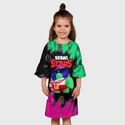 Платье клеш для девочки BUZZ 4, цвет: 3D-принт — фото 2
