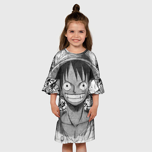 Детское платье Луфи улыбается one piece / 3D-принт – фото 3