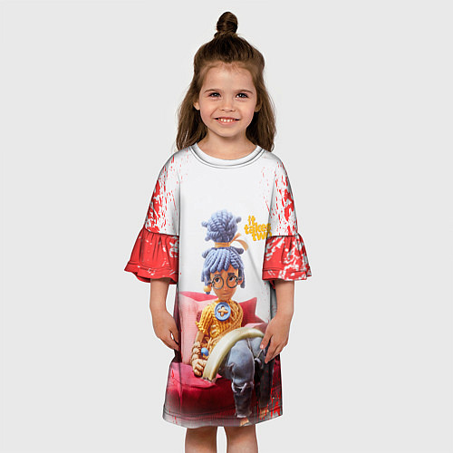 Детское платье It takes two mini logo / 3D-принт – фото 3